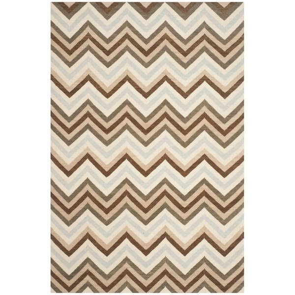 Dhurries Small Rectangle Area Rug, Multi - 4 x 6 ft., Safavieh, Mfr#: DHU114A-4